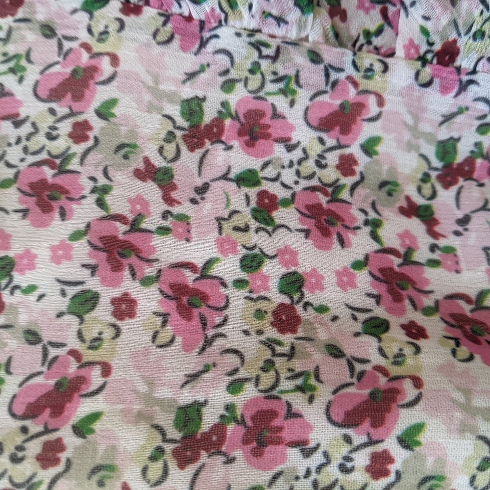 Flawless Floral Ruffle Mini Dress - Picture 2 of 10
